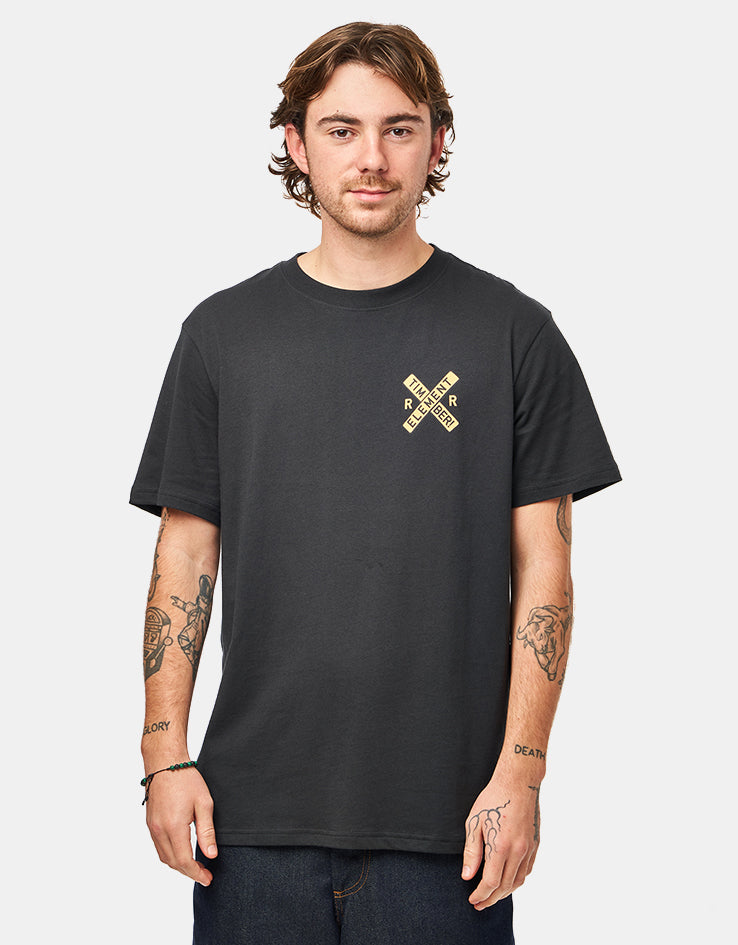 Element x Timber Freight Train T-Shirt - Off Black