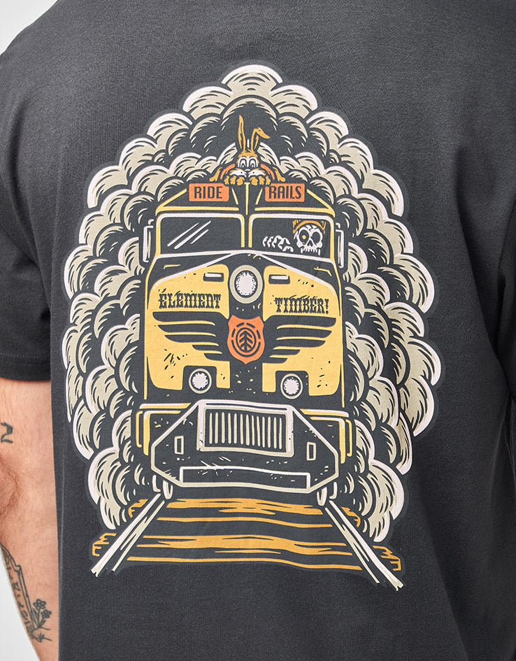 Element x Timber Freight Train T-Shirt - Off Black