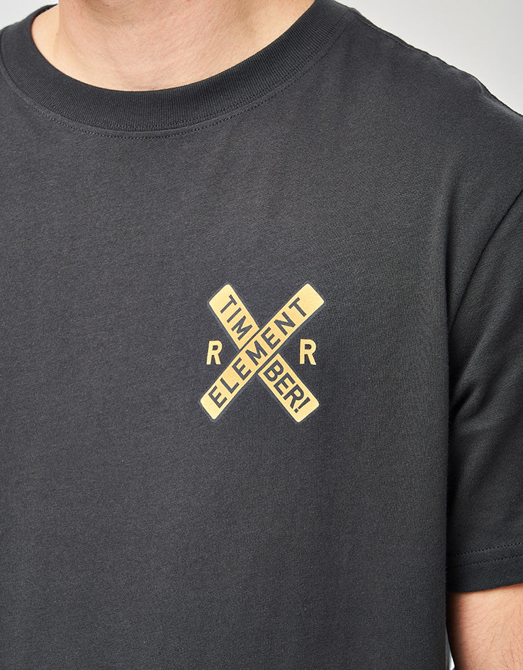 Element x Timber Freight Train T-Shirt - Off Black