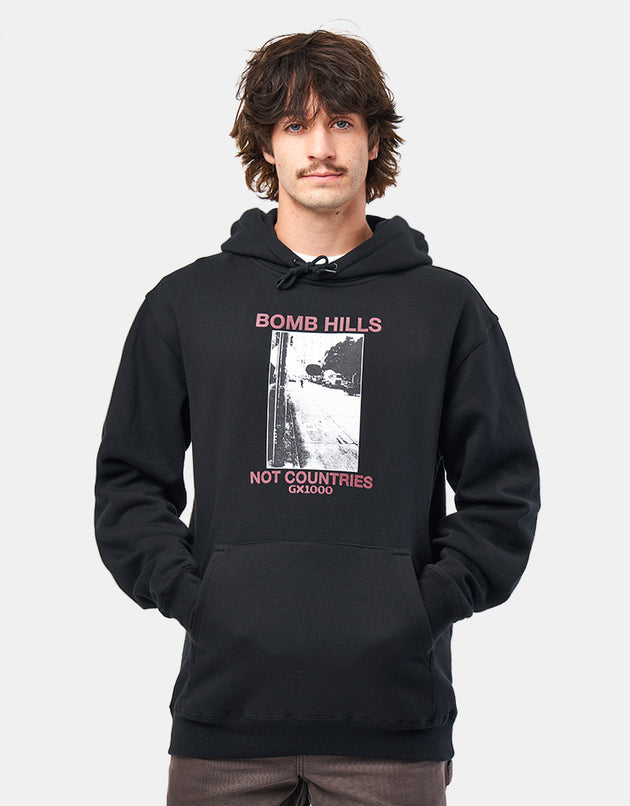 GX1000 Bomb Hills Pullover Hoodie - Black/Burgundy