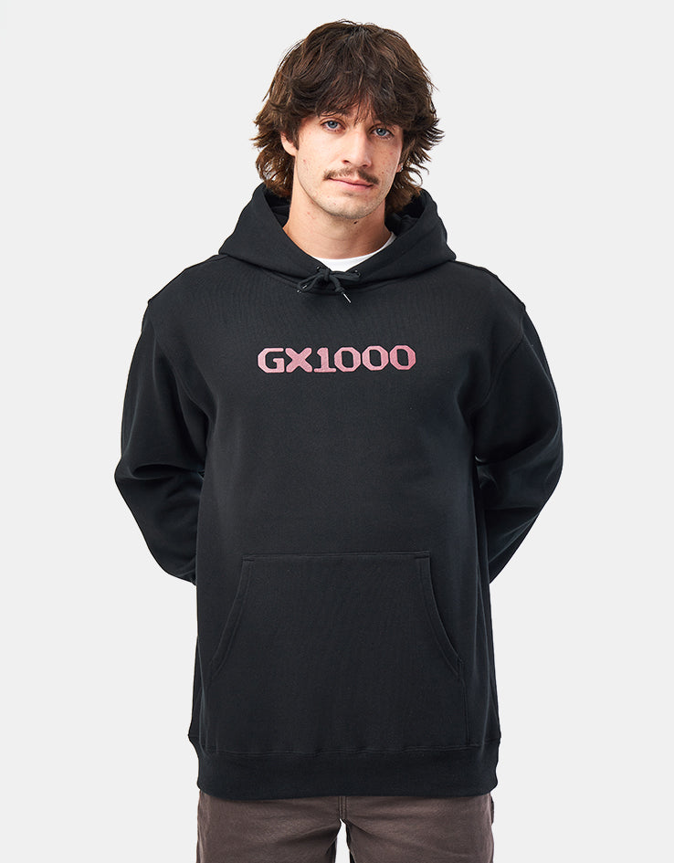 GX1000 OG Logo Pullover Hoodie - Black/Burgundy