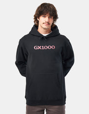 GX1000 OG Logo Pullover Hoodie - Black/Burgundy