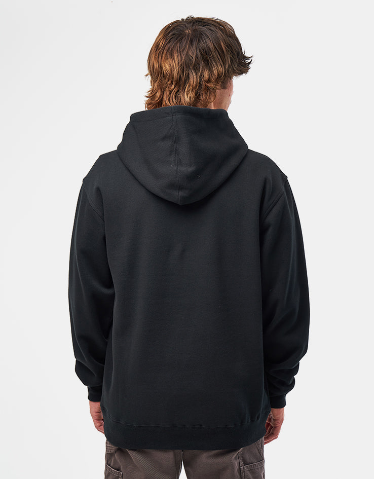 GX1000 OG Logo Pullover Hoodie - Black/Burgundy