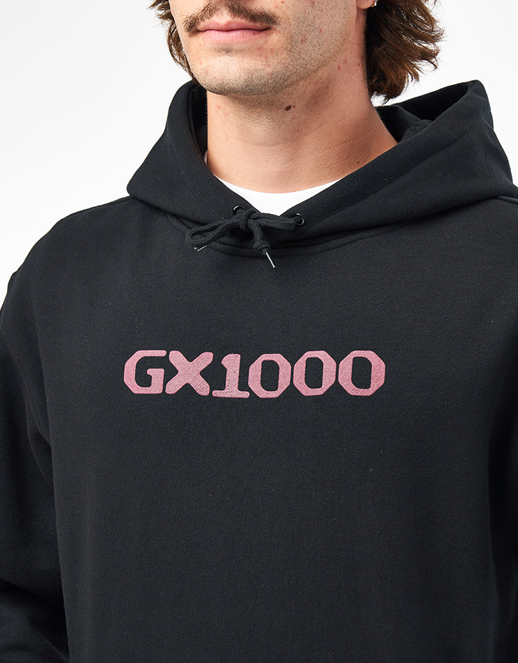 GX1000 OG Logo Pullover Hoodie - Black/Burgundy