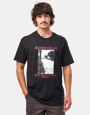 GX1000 Bomb Hills T-Shirt - Black/Burgundy