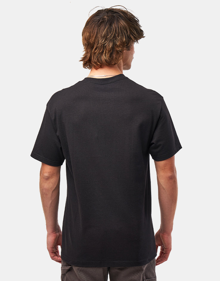 GX1000 Bomb Hills T-Shirt - Black/Burgundy