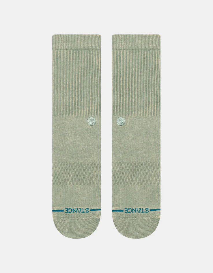Stance Icon Dyed Crew Socks - Sea Green