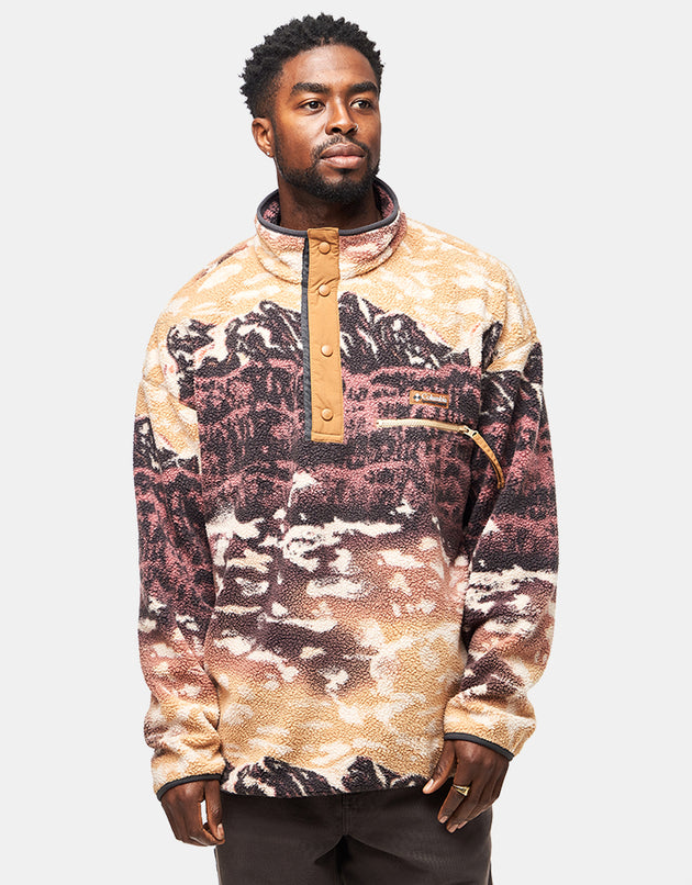 Columbia Helvetia™ II Printed Half Snap Fleece - Camel Brown Sisters