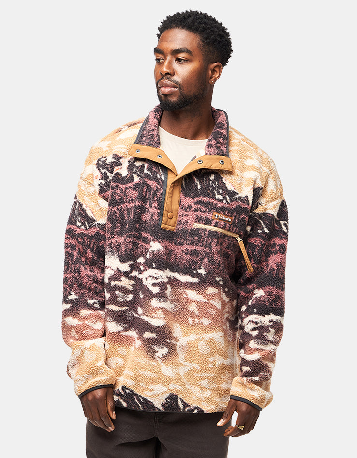 Columbia Helvetia™ II Printed Half Snap Fleece - Camel Brown Sisters