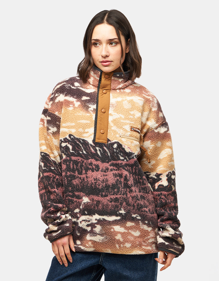Columbia Helvetia™ II Printed Half Snap Fleece - Camel Brown Sisters