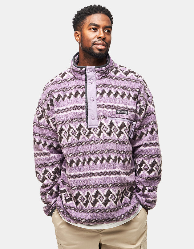 Columbia Helvetia™ II Printed Half Snap Fleece - Shale Purple Knitknot