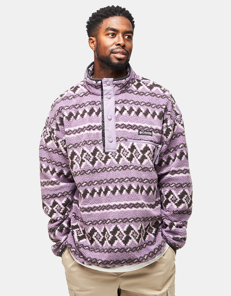 Columbia Helvetia™ II Printed Half Snap Fleece - Shale Purple Knitknot