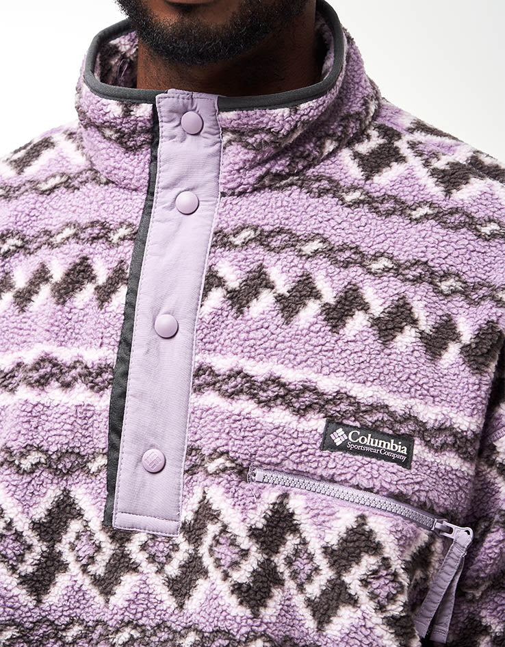 Columbia Helvetia™ II Printed Half Snap Fleece - Shale Purple Knitknot