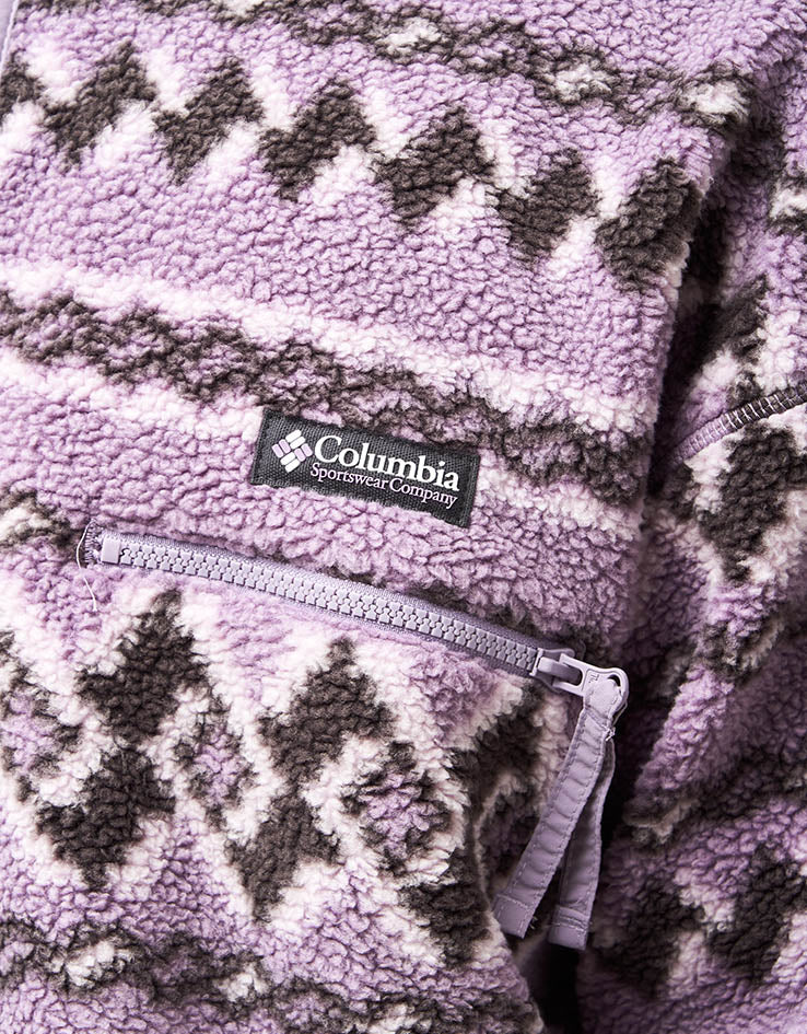 Columbia Helvetia™ II Printed Half Snap Fleece - Shale Purple Knitknot