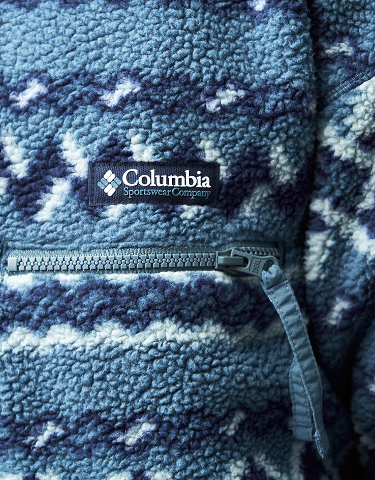 Columbia Helvetia™ II Printed Half Snap Fleece - Everblue Knitknot