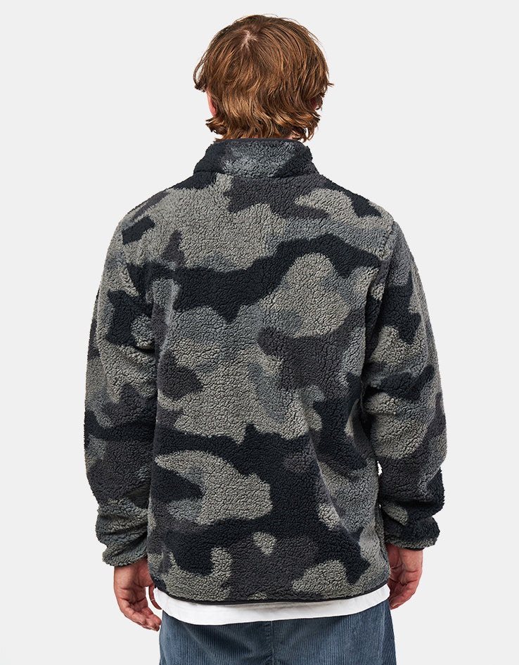 Columbia Rugged Ridge™ High Pile Half Zip Fleece - Black Mod Camo