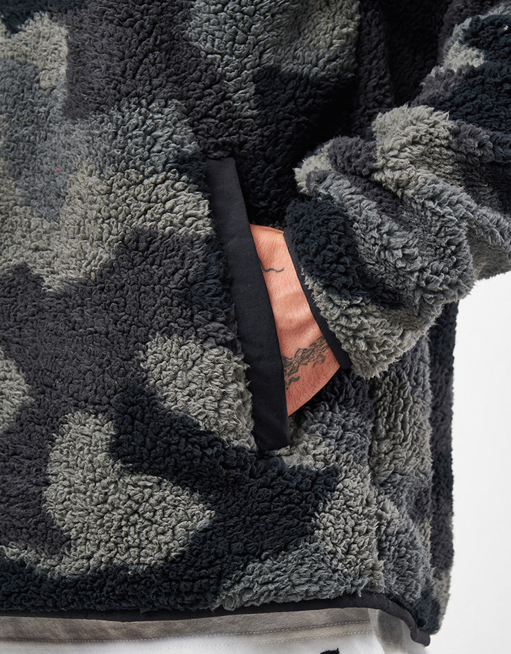 Columbia Rugged Ridge™ High Pile Half Zip Fleece - Black Mod Camo