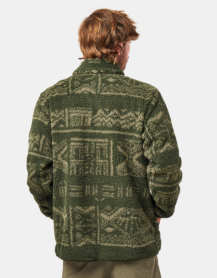 Columbia Rugged Ridge™ High Pile Half Zip Fleece - Greenscape Deschutes Days