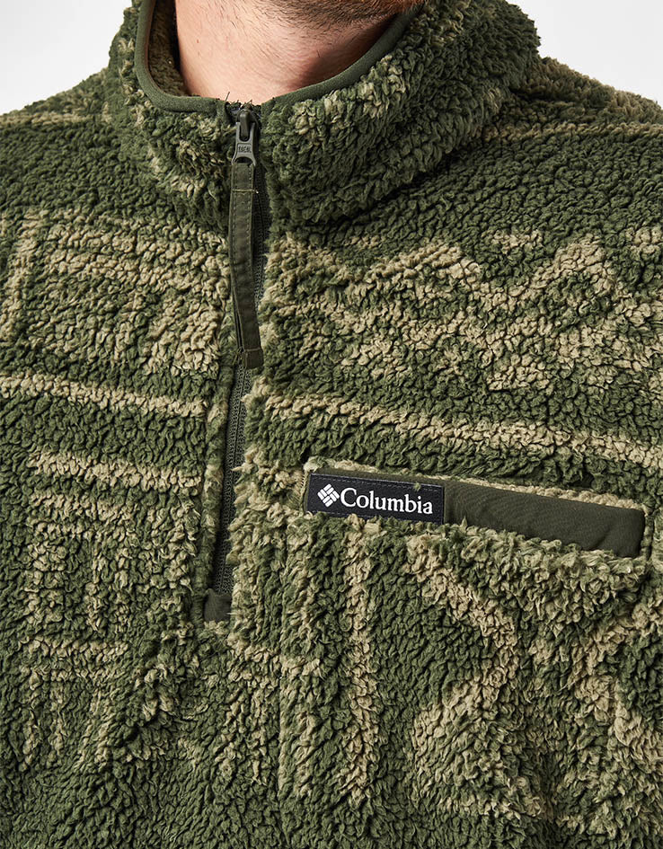 Columbia Rugged Ridge™ High Pile Half Zip Fleece - Greenscape Deschutes Days