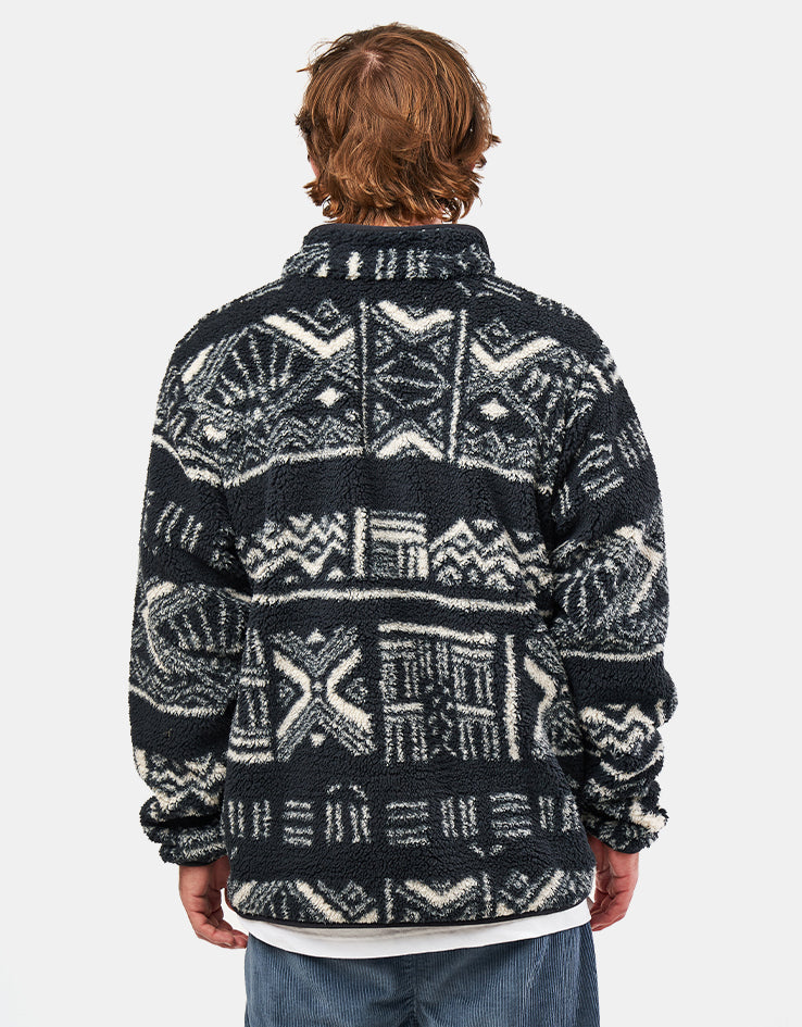 Columbia Rugged Ridge™ High Pile Half Zip Fleece - Black Deschutes Day