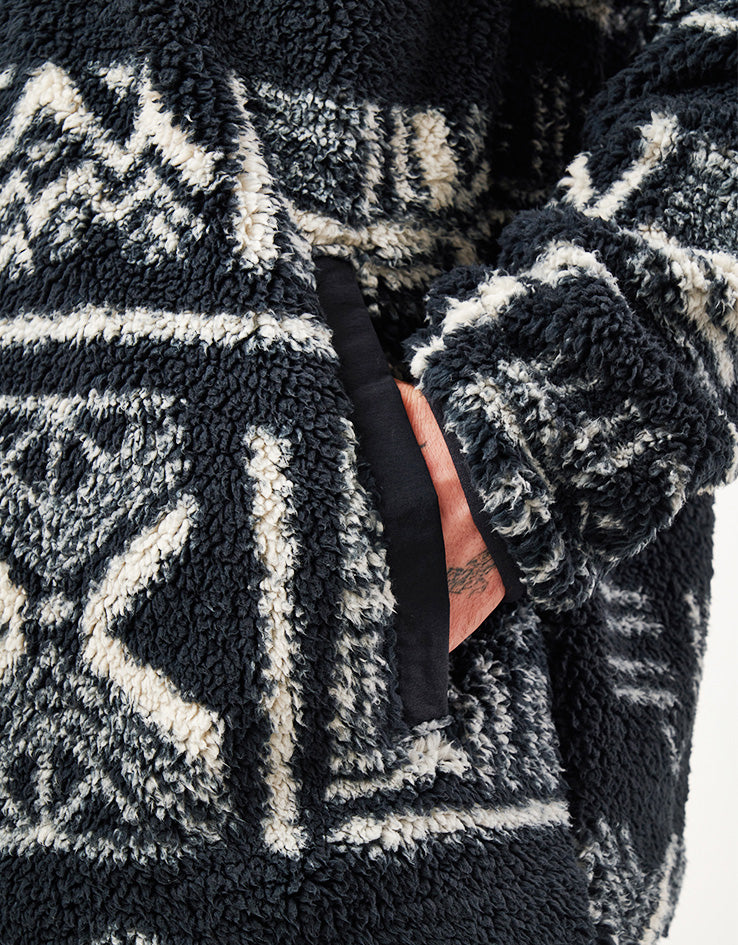 Columbia Rugged Ridge™ High Pile Half Zip Fleece - Black Deschutes Day