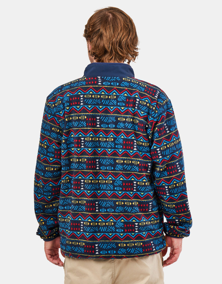 Columbia Sequoia Grove™ Printed Full Zip Fleece - Collegiate Navy Horizons