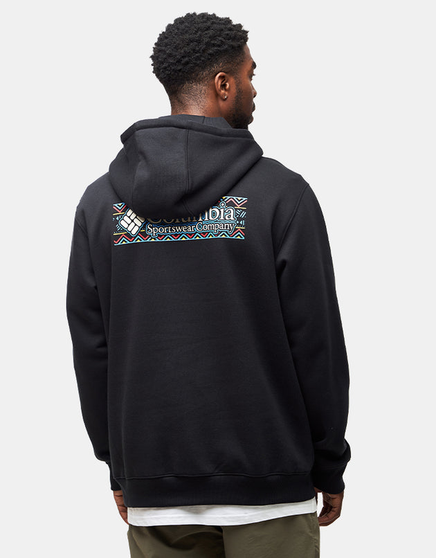 Columbia Meridian Creek™ Graphic Pullover Hoodie - Black Branded Blanket
