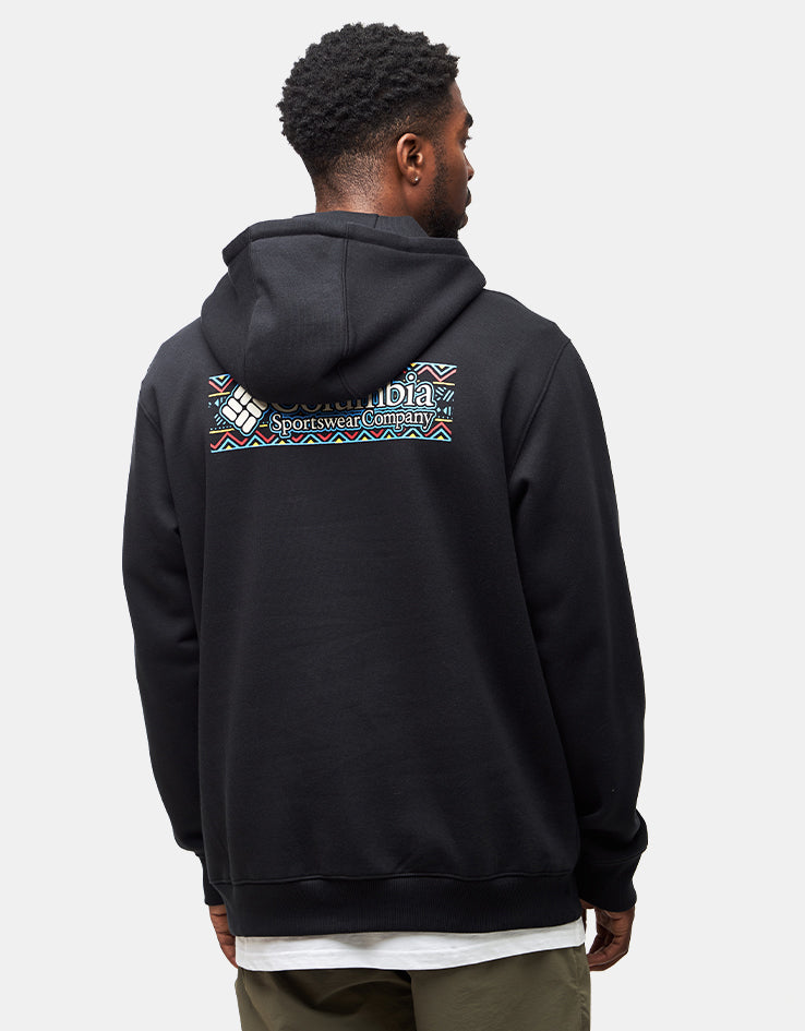 Columbia Meridian Creek™ Graphic Pullover Hoodie - Black Branded Blanket