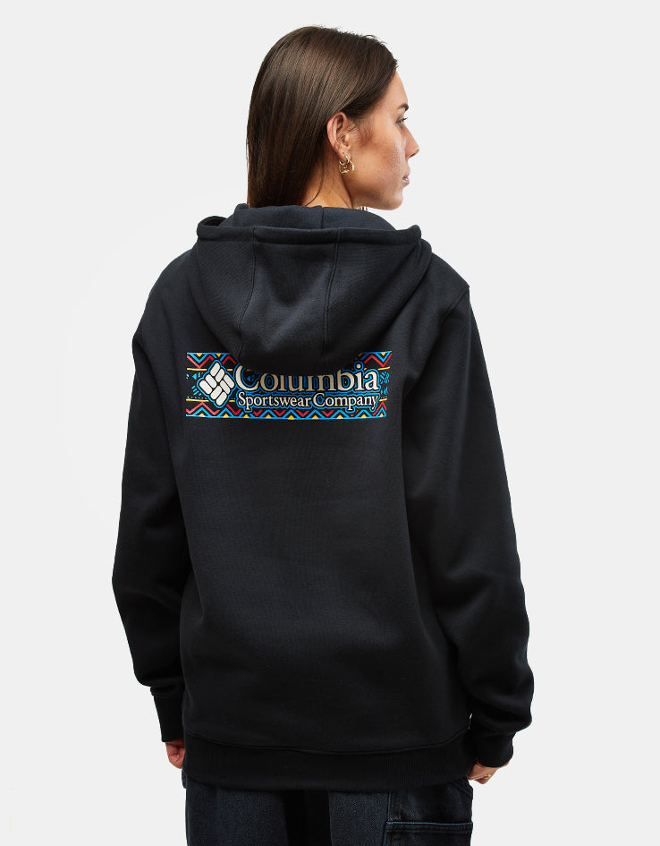 Columbia Meridian Creek™ Graphic Pullover Hoodie - Black Branded Blanket