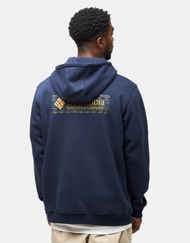 Columbia Meridian Creek™ Graphic Pullover Hoodie - Collegiate Navy Branded Blanket