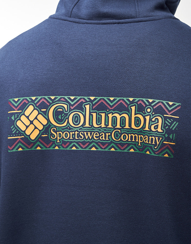 Columbia Meridian Creek™ Graphic Pullover Hoodie - Collegiate Navy Branded Blanket