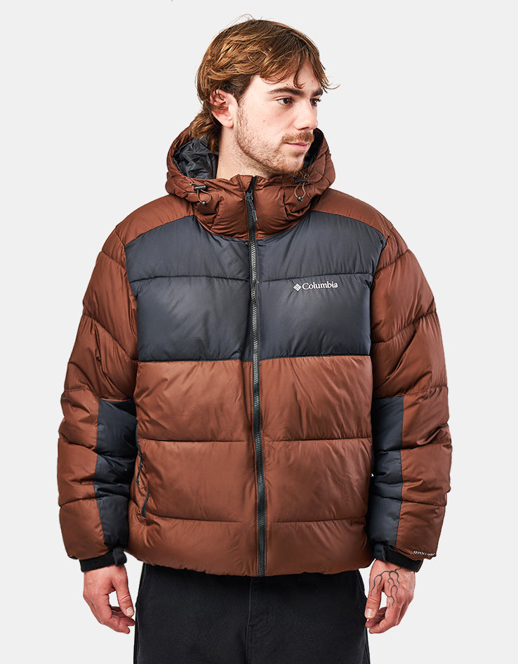 Columbia Pike Lake™ II Hooded Jacket - Tobacco/Black