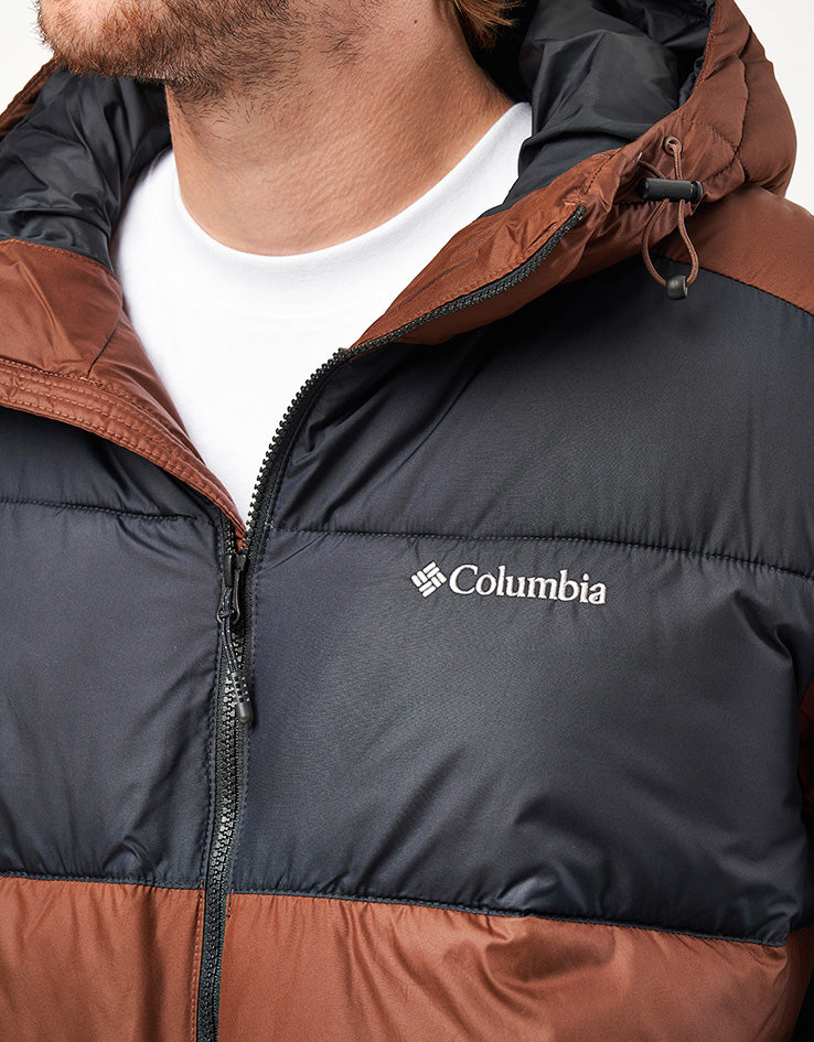 Columbia Pike Lake™ II Hooded Jacket - Tobacco/Black
