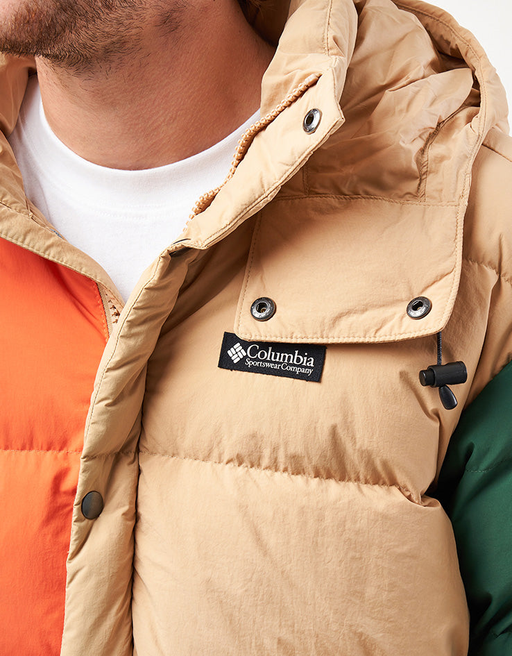 Columbia Wallowa™ Down Hooded Jacket - Canoe/Zing/Rain Forest/Black