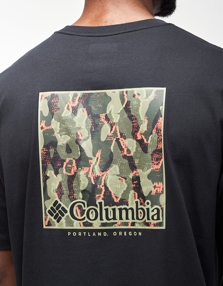 Columbia North Cascades™ Short Sleeve T-Shirt - Black/Framed Treebark