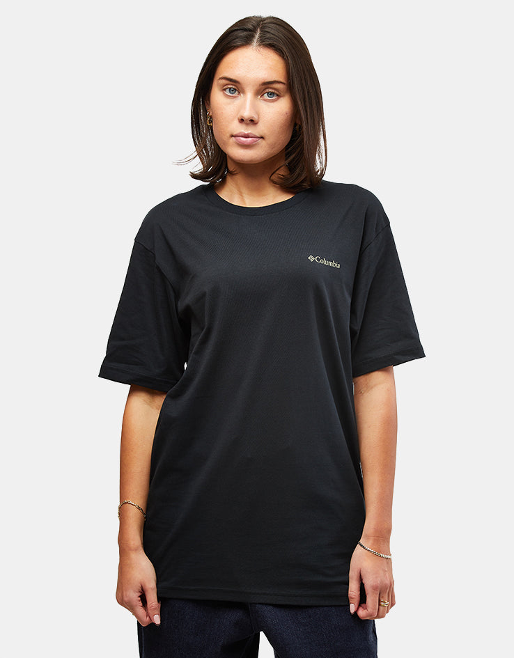 Columbia North Cascades™ Short Sleeve T-Shirt - Black/Framed Treebark