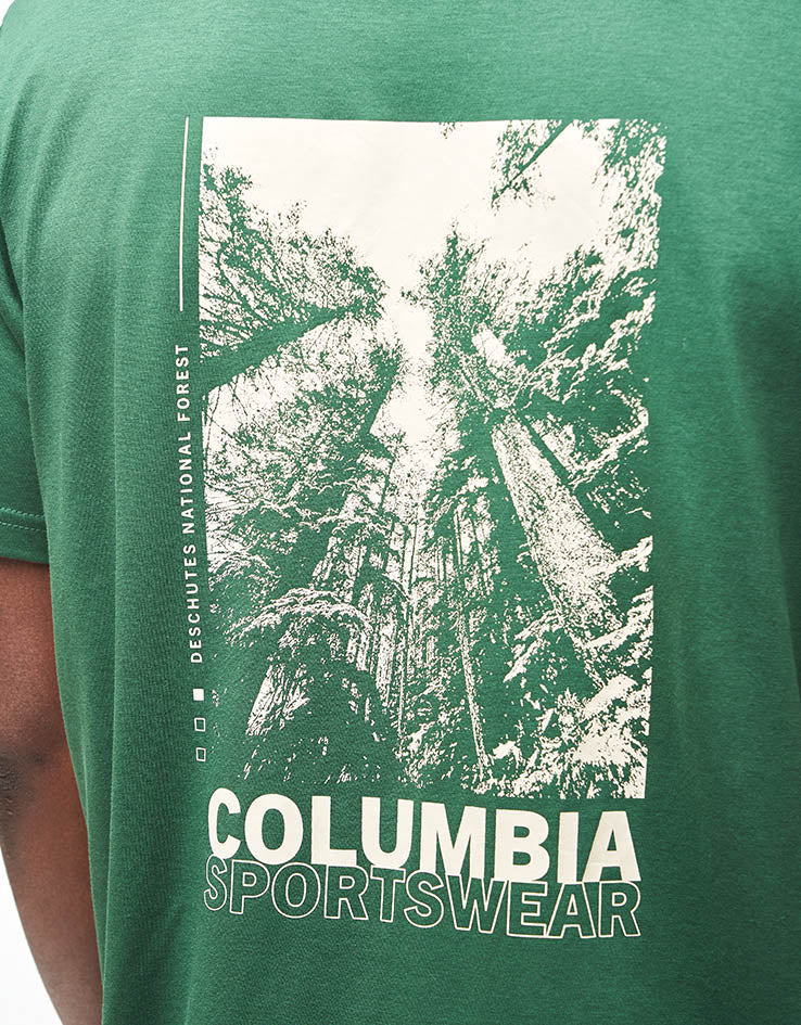 Columbia Rapid Ridge™ Back Graphic II T-Shirt - Rain Forest/Amazing Heights