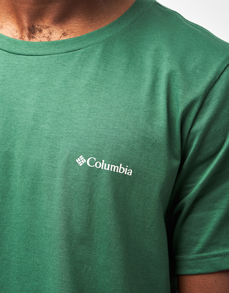Columbia Rapid Ridge™ Back Graphic II T-Shirt - Rain Forest/Amazing Heights