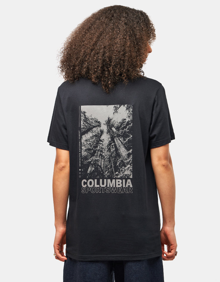 Columbia Rapid Ridge™ Back Graphic II T-Shirt - Black/Amazing Heights