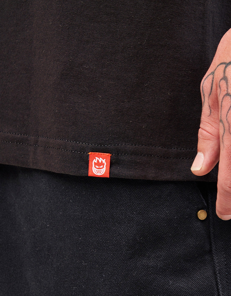 Spitfire Chrome Bighead T-Shirt - Black