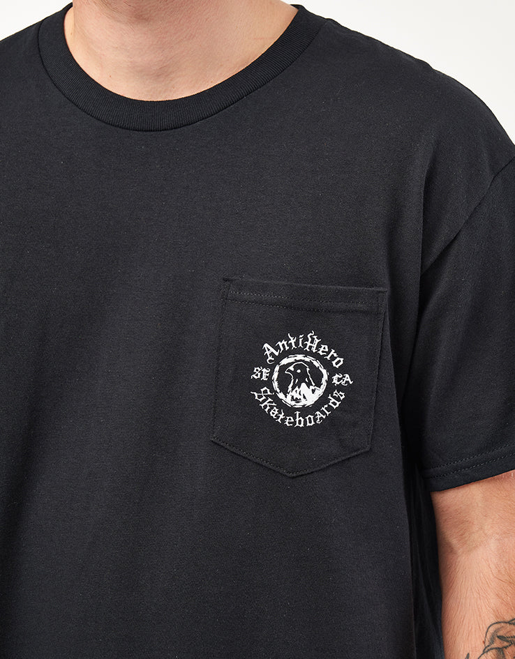 Anti Hero Pigeon Motion T-Shirt - Black