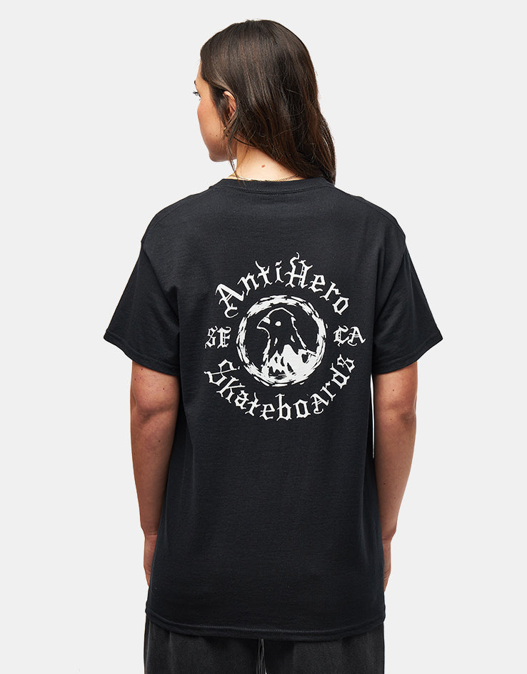Anti Hero Pigeon Motion T-Shirt - Black
