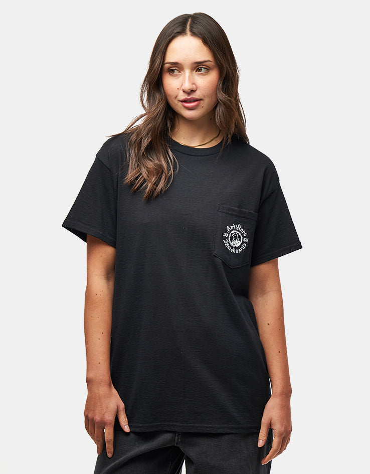 Anti Hero Pigeon Motion T-Shirt - Black