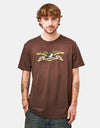 Anti Hero Eagle T-Shirt - Brown