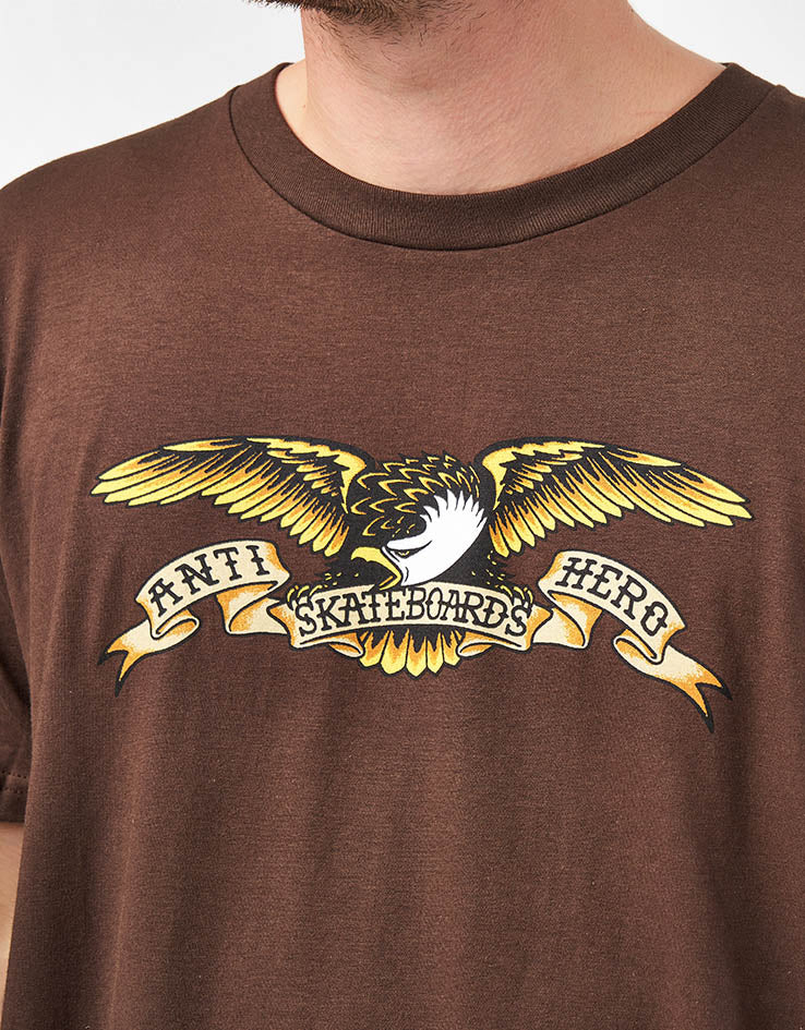 Anti Hero Eagle T-Shirt - Brown