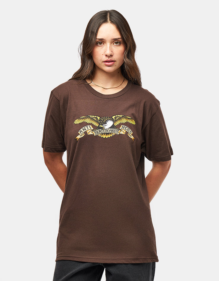Anti Hero Eagle T-Shirt - Brown