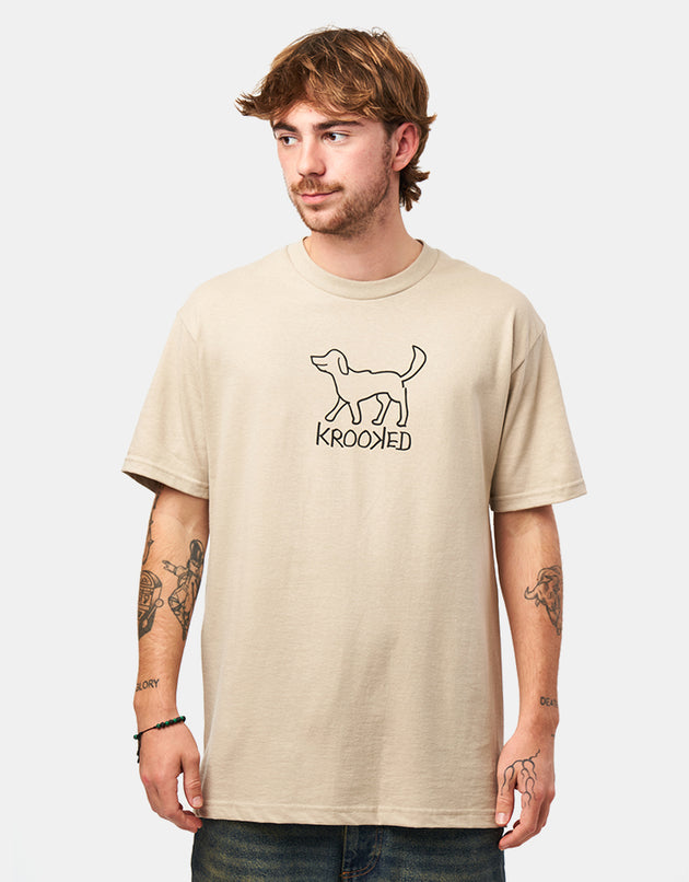 Krooked El Perro T-Shirt - Sand