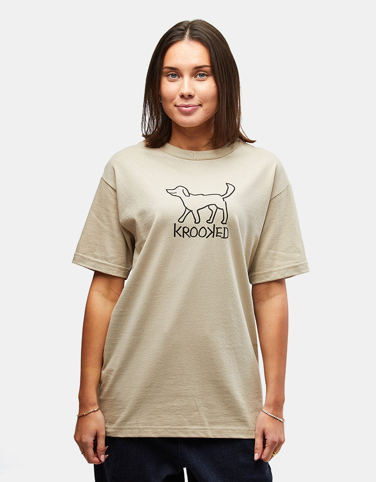 Krooked El Perro T-Shirt - Sand