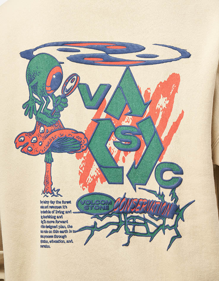 Volcom Tripper Pullover Hoodie - Light Beige