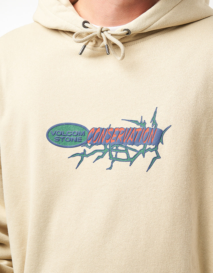 Volcom Tripper Pullover Hoodie - Light Beige